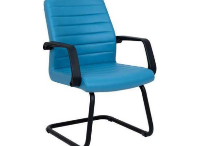 Waiting Room Practice Law Firm Office Furnishings Blue Leather Chairs Conference Chair